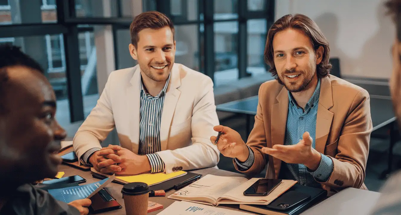 Tax advisory team meeting